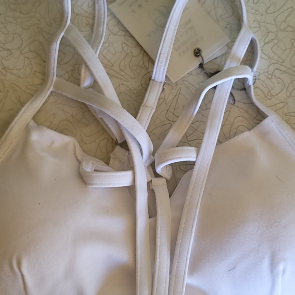 Nwt Bombshell Sportswear White Envy bra XL
